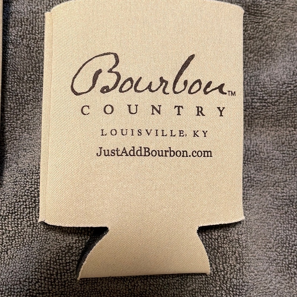 Bourbon themed beer Koozie (set of 2)